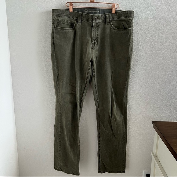Weatherproof Men’s Utility Pants Military Green Work Pants 36X32 - Picture 1 of 13